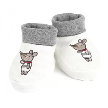 德國Sigikid 小老鼠灰條紋嬰兒鞋Wendeschuhe, New Born11可雙面穿