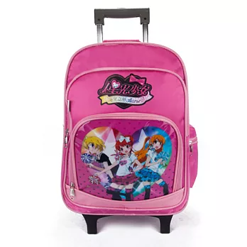 【星光少女】輕巧安全鋁合金拉桿書包(粉紅色)粉紅色