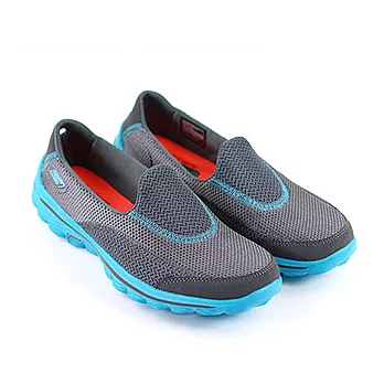 SKECHERS (女) GOwalk2系列6灰藍色