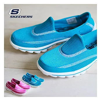 SKECHERS (女) GOwalk2系列7水藍