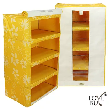 【Love Buy】粉漾多功能萬用置物箱(超值二入)粉黃色