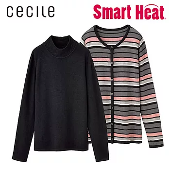 【cecile】Smart Heat發熱外套上衣兩件組M灰色系