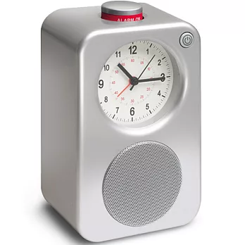 《REFLECTS》復古收音機鬧時鐘(銀)