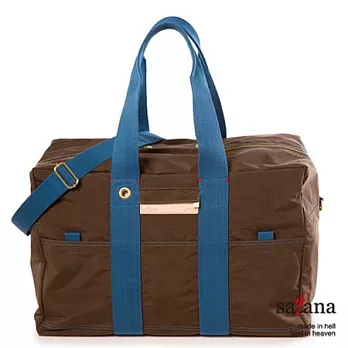 satana - 輕便大旅行袋 -咖啡色