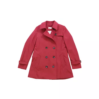 【UH】AZUR by Japan - 雙排扣修身風衣外套 -M紅色