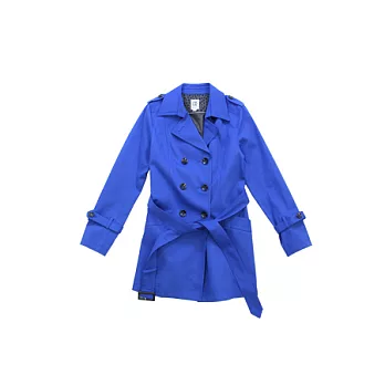 【UH】MK - 顯瘦風衣外套 -M寶藍色