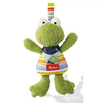 德國Sigikid 小青蛙-安撫小玩偶掛飾Fortis Frog, textile clip