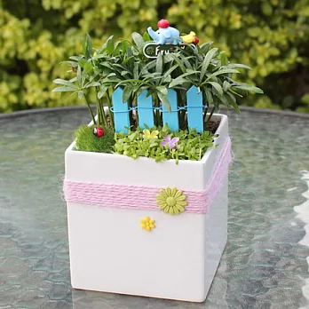 迎光-悠然自得植栽(白)