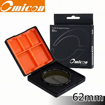 【Omicon】MRC抗油汙 雙面多層鍍膜保護鏡（62mm）