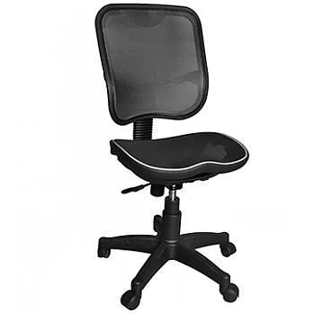 【凱堡】堡羅中背特網坐墊辦公椅/電腦椅黑