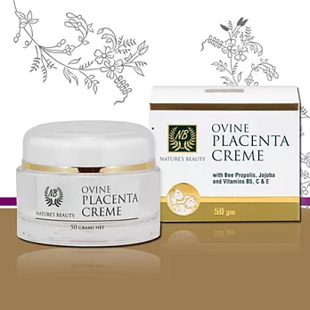 紐西蘭【Nature’s Beauty】絕美凍齡胎盤素亮顏日霜