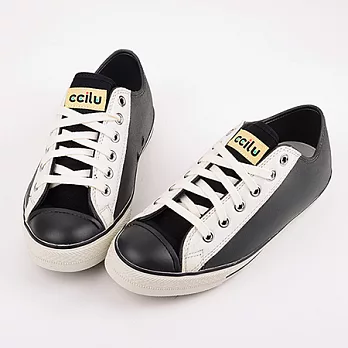 CCILU 馳綠 SUPER SONIC 軟膠低筒帆布鞋24黑色