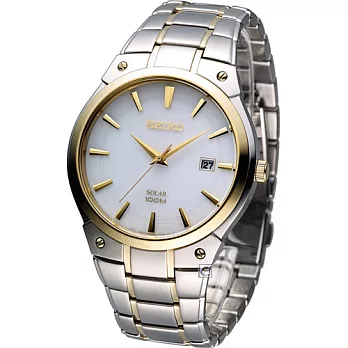 SEIKO 輕時尚 太陽能紳士腕錶 V157-0AV0KS SNE324P1