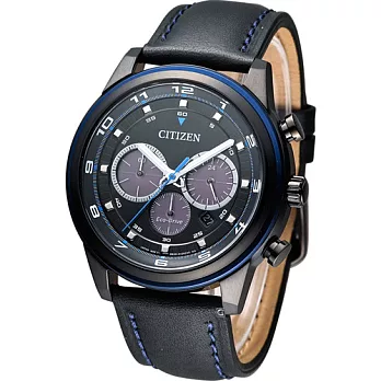 CITIZEN Chronograph 關鍵時刻光動能腕錶 CA4036-03E