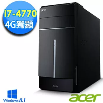 【Acer】Aspire TC-605《鋼鐵戰艦》i7-4770M Win8四核獨顯(三年保固)★附原廠鍵鼠組★