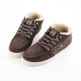 DC WR防潑水系列RELAX MID WR款絨毛 滑板 運動 休閒鞋8咖啡