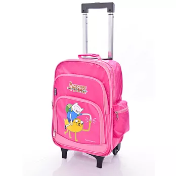 【探險活寶】輕巧安全鋁合金拉桿書包(粉紅色)