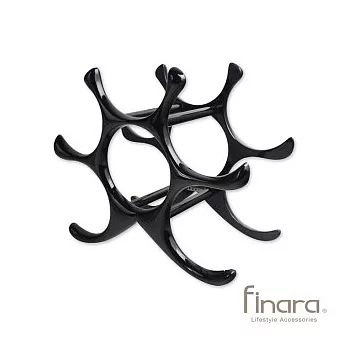 Finara費納拉精品家飾-單細胞Poly造型6瓶紅酒架