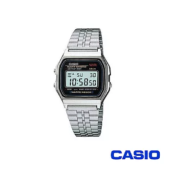 【CASIO卡西歐】復古風潮方形經典電子錶 A159W-N1