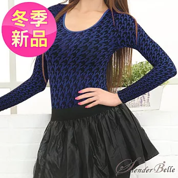 SB 纖體曲線美體保暖衣FREE貴氣藍