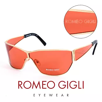 【Romeo Gigli】 義大利 頂級金框造型太陽眼鏡(紅) RG191SA07