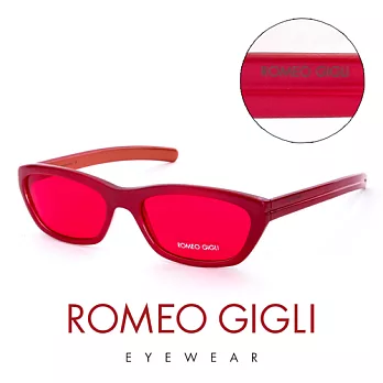 【Romeo Gigli】義大利 復古時尚大膽紅造型太陽眼鏡(紅) RG165S4I1