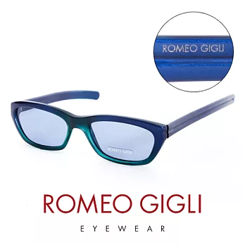 【Romeo Gigli】義大利 復古時尚大膽藍造型太陽眼鏡(藍) RG165S8I1