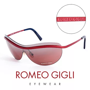 【Romeo Gigli 】義大利 頂級霧面無框造型太陽眼鏡(紅) RG227S4M1
