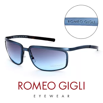 【Romeo Gigli 】義大利 復古質感造型太陽眼鏡(藍) RG506S02