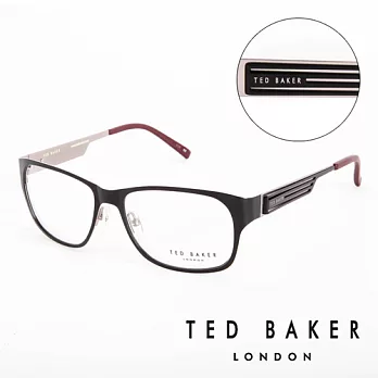 【TED BAKER】 倫敦 簡約時尚造型平光眼鏡(黑) TB4189001