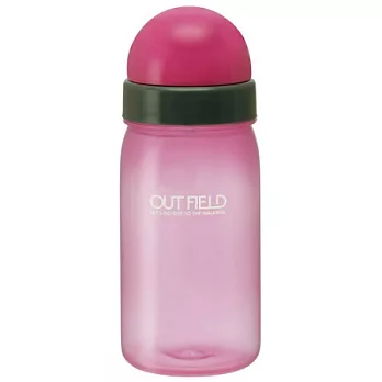 《OUT FIELD》透明色彩冷水瓶(350ml)粉紅色