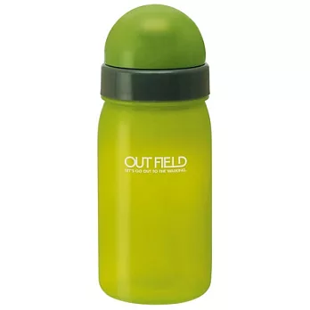 《OUT FIELD》透明色彩冷水瓶(350ml)綠色