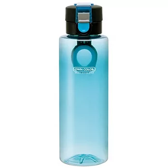 《OWN COLOR 》透明色彩冷水瓶(800ml)藍色