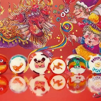 Papabubble-西班牙手工糖(新年限定款AB款，罐裝，50g) (六罐含運組)