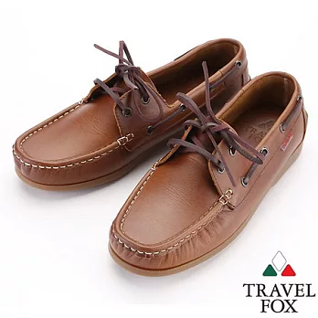 Travel Fox 經典帆船鞋913602-48-39駱駝色