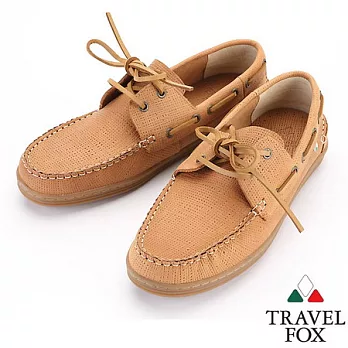 Travel Fox 經典帆船鞋913602-48-39卡其色