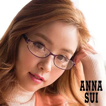 【ANNA SUI 】薔薇花園造型款平光眼鏡 AS174742