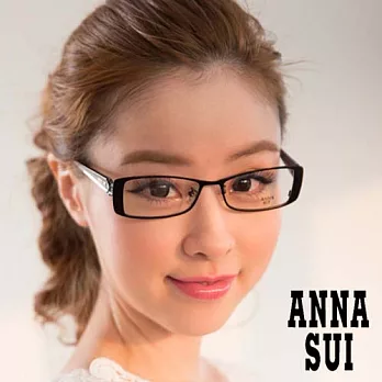 【ANNA SUI 】蝴蝶翅膀珠寶造型平光眼鏡 AS173007