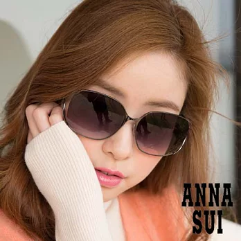 【ANNA SUI 】神秘紫色花漾造形眼鏡 AS880986