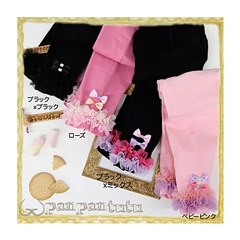Panpantutu內搭褲-雙層蕾絲內搭褲-蜜桃粉(黃粉)90黃粉