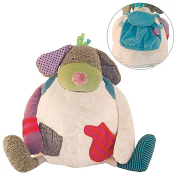 法國(Moulin Roty)可愛拼布狗狗造型多功能遊戲娃娃 (629075)