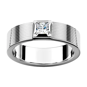 ROYAL DAMON 羅亞戴蒙 無暇.白 戒指-大#13