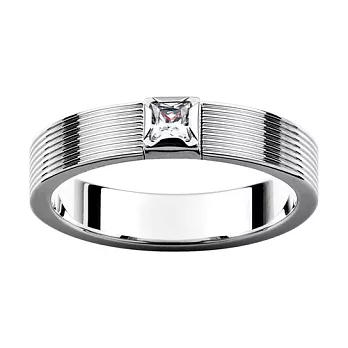 ROYAL DAMON 羅亞戴蒙 無暇.白 戒指-小