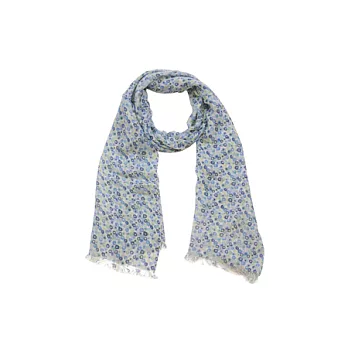 【UH】AURORA - 繽紛水玉長披巾(薄) -藍色