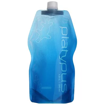 【美國 Platypus】軟式水壺(1公升)藍色