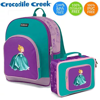 【美國Crocodile Creek】兒童造型上學組(書包+餐袋)優雅公主