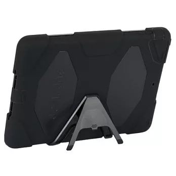 Griffin Survivor iPad Air超強矽膠保護套組（附觀賞支架）-黑色