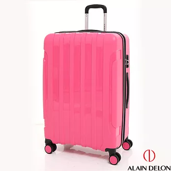 法國 ALAIN DELON 亞蘭德倫 28吋 亮彩旗艦系列行李箱旅行箱(粉紅)28吋粉紅色