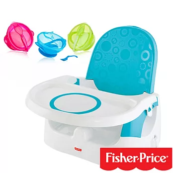 【費雪牌 Fisher-Price】多功能寶寶小餐椅+Nuby 學習吸盤碗(附湯匙)