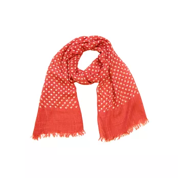 【UH】AURORA - 可愛點點薄披巾 -紅色